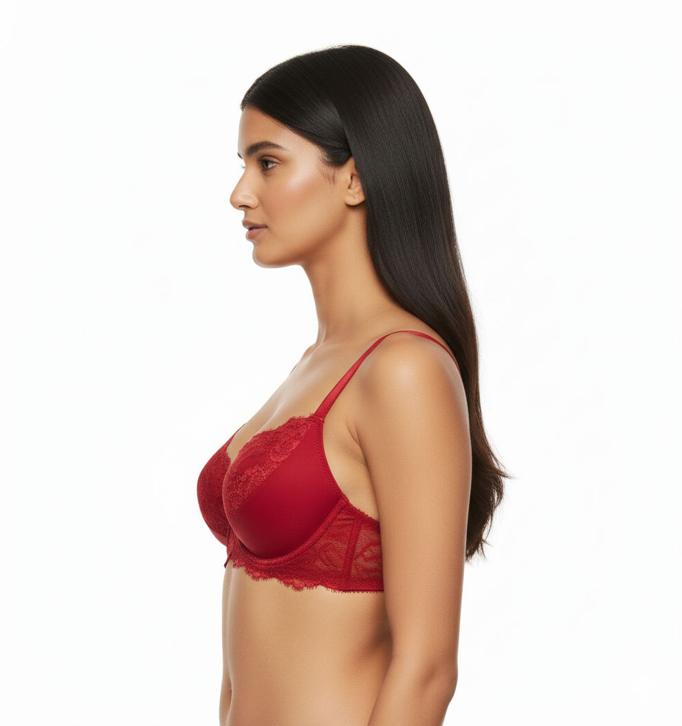 Luxury Red Lace Bra for Women Shy Wears Pakistan